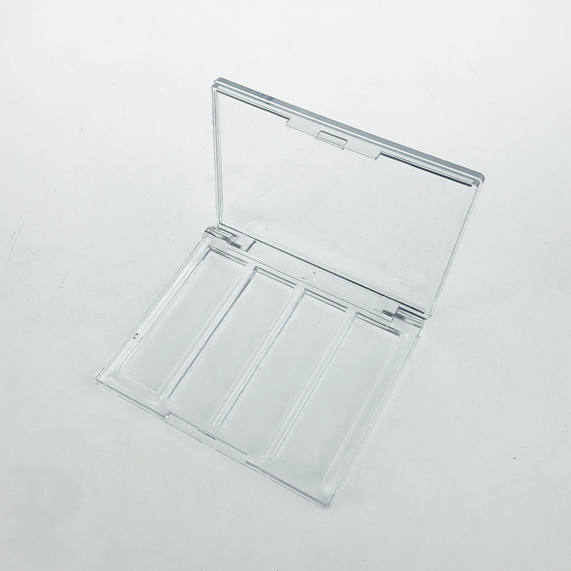 4 Colors Empty clear Eye shadow box XQ521