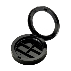 원형 창문이 있는 다중 구획 컴팩트 파우더 케이스 QF008-2