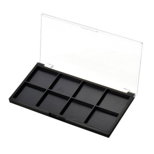 Rectangular 8 Color Empty Eye shadow box XQ130
