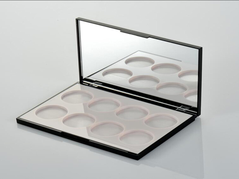 Round 10 Color Rectangular Eye shadow box XQ253