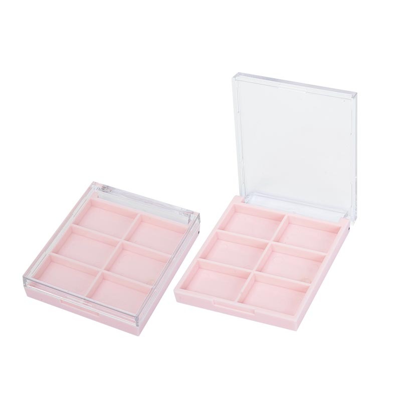 6 Color 6 Compartment Small Capacity Eye shadow box XQ519