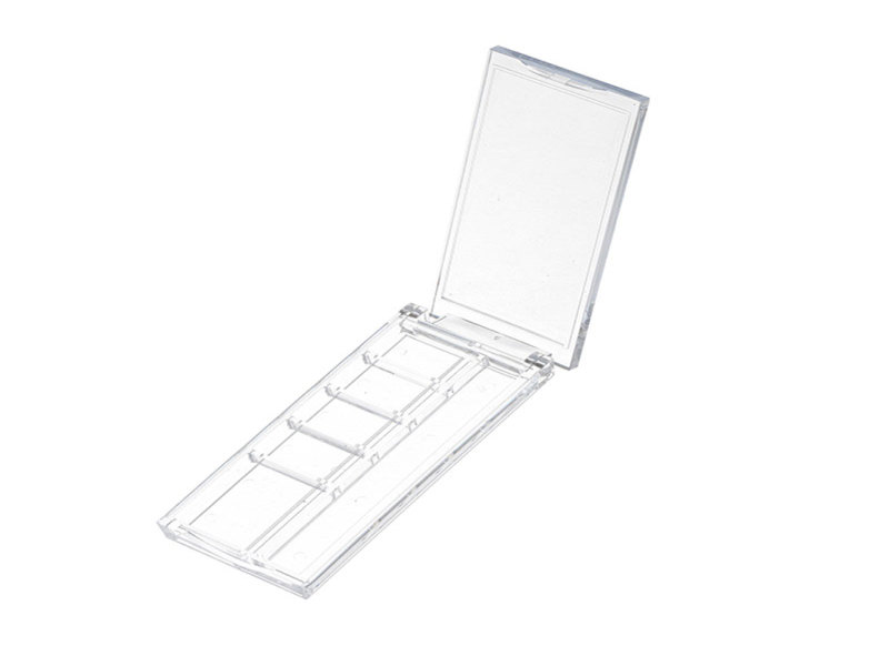 Fully Transparent 5 Color Flip Top Eye shadow box XQ101-5