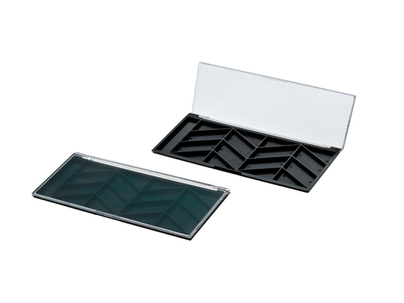 Rectangular Multi Color Eyeshadow Palette with Brush Slot XQ079