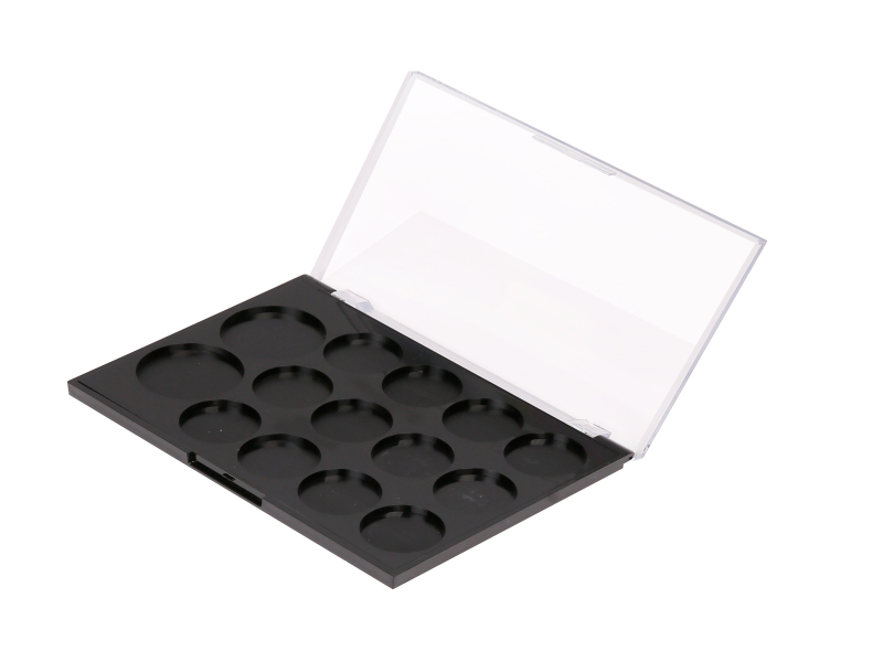 둥근 구멍이 있는 14가지 컬러 아이섀도 상자 XQ217