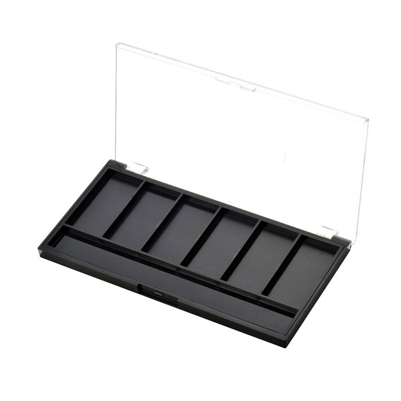 Rectangular Multi Grid Eye shadow box with Brush Slot XQ129
