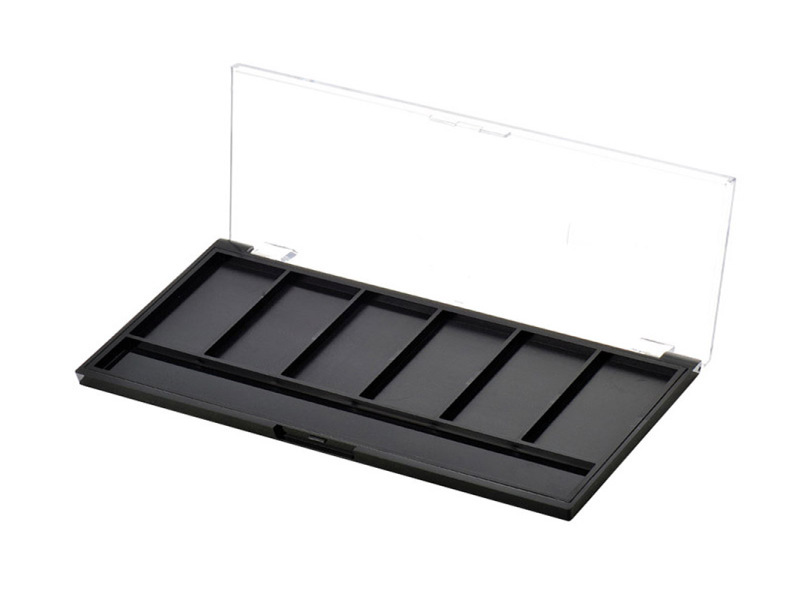Rectangular Multi Grid Eye shadow box with Brush Slot XQ129