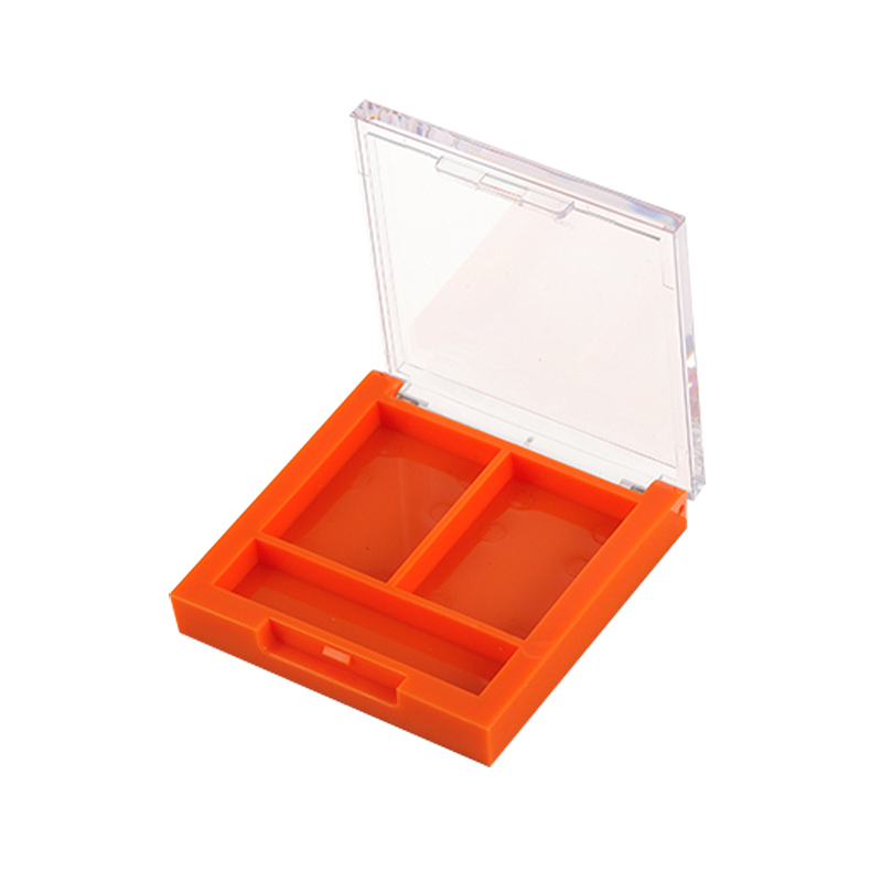 2 Compartment Eye shadow box with Brush Slot XQ340