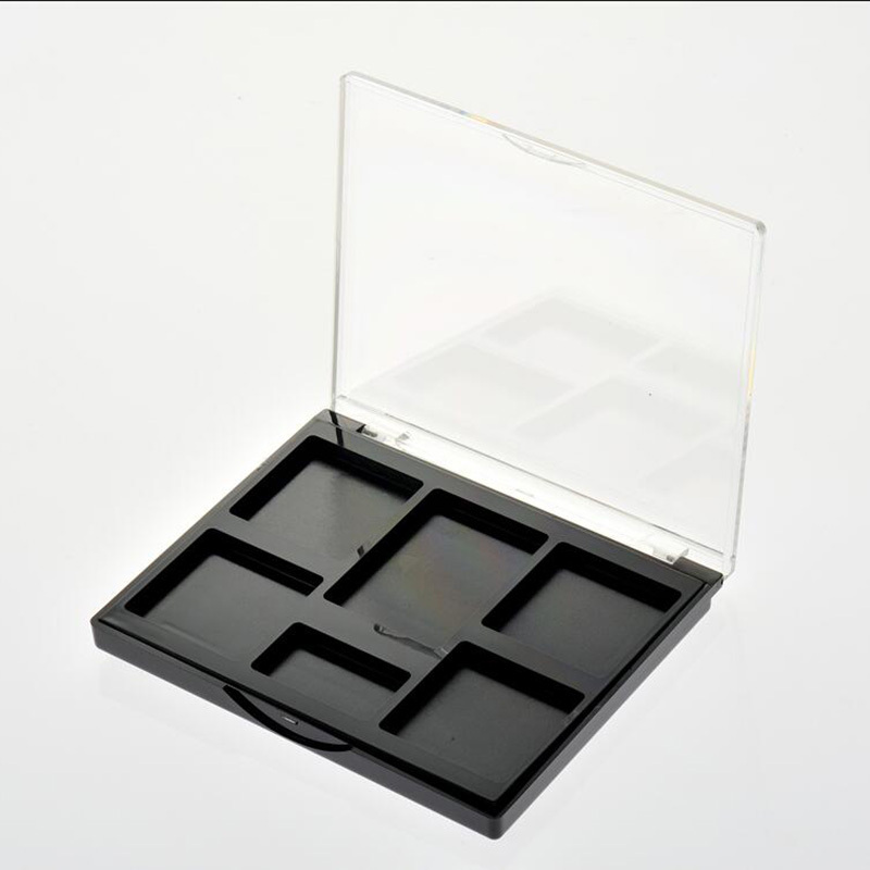 투명 커버 XQ227이 포함된 직사각형 아이섀도 박스
