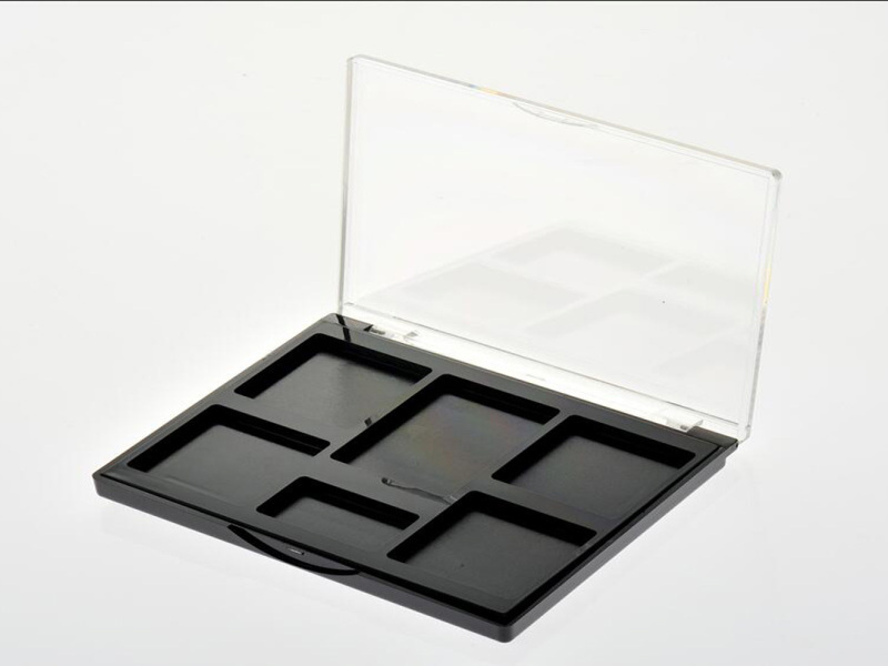 투명 커버 XQ227이 포함된 직사각형 아이섀도 박스