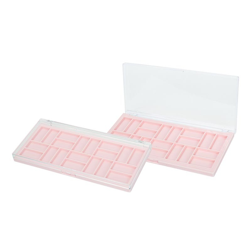 Multi Color Eye shadow box with Transparent Lid XQ490