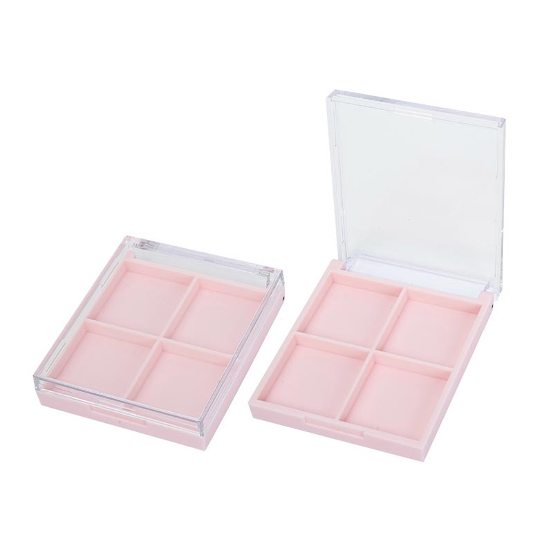 See Through 4 Compartment 4 Color Eye shadow box XQ517