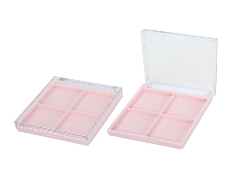 See Through 4 Compartment 4 Color Eye shadow box XQ517