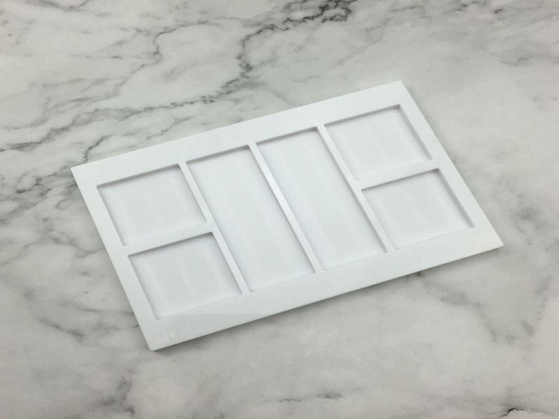 Custom Rectangular 6 Color Eye shadow box XQ270