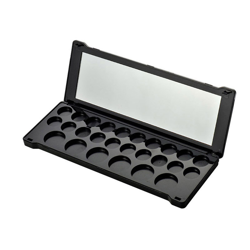 Rectangular Multi Color Round Eye shadow box with Mirror XQ097