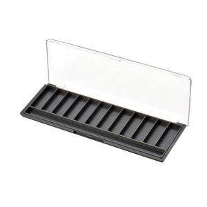 Rectangular Multi Grid Eye shadow box with Brush Slot XQ156