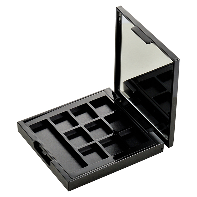 브러시 슬롯 XQ246이 포함된 스퀘어 9 컬러 아이섀도 박스