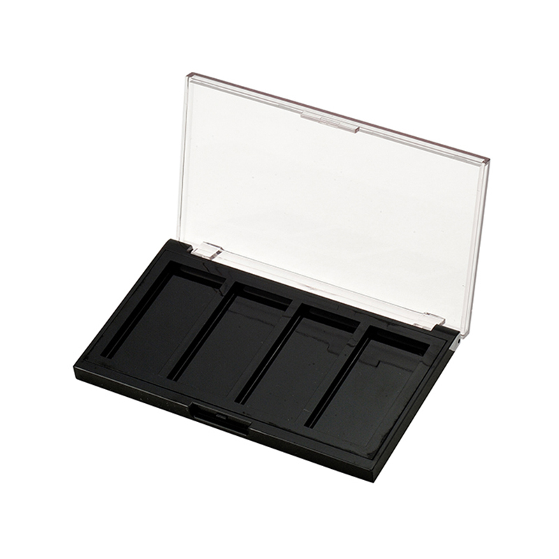 Flip Top 4 Compartment Empty Eye shadow box XQ108