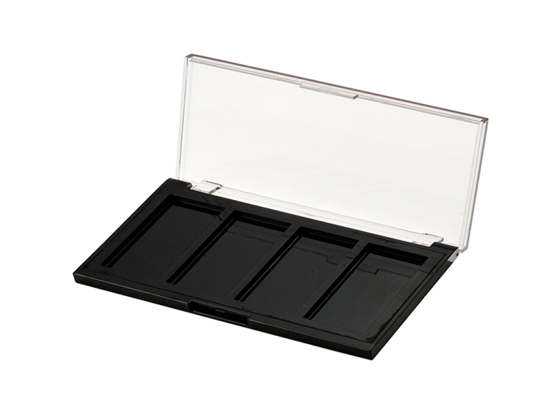 Flip Top 4 Compartment Empty Eye shadow box XQ108