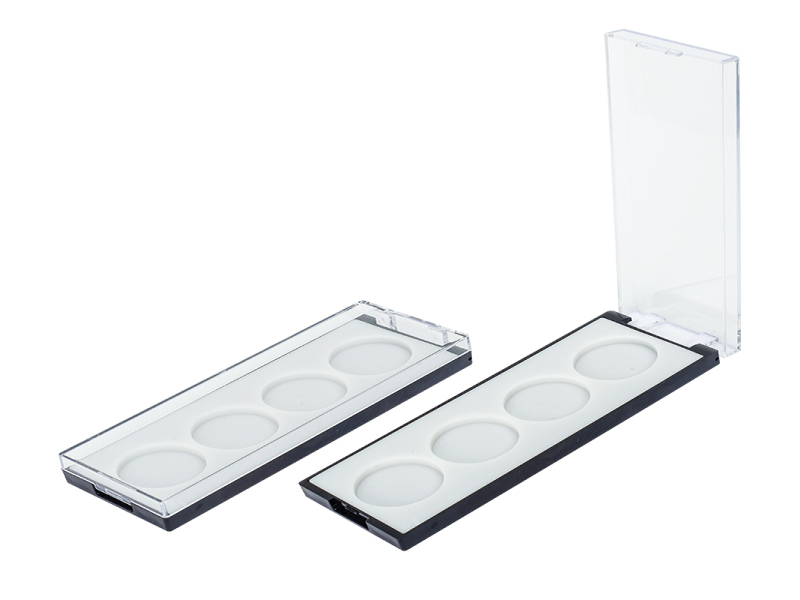 4 Color Eye shadow box with Round Compartments XQ422