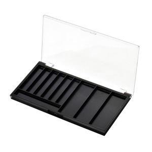 Настраиваемая коробка с 10 цветными тенями для век с откидной крышкой XQ120