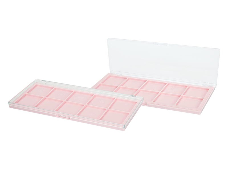 10 Grids Plastic Cosmetic Eye Shadow box XQ487