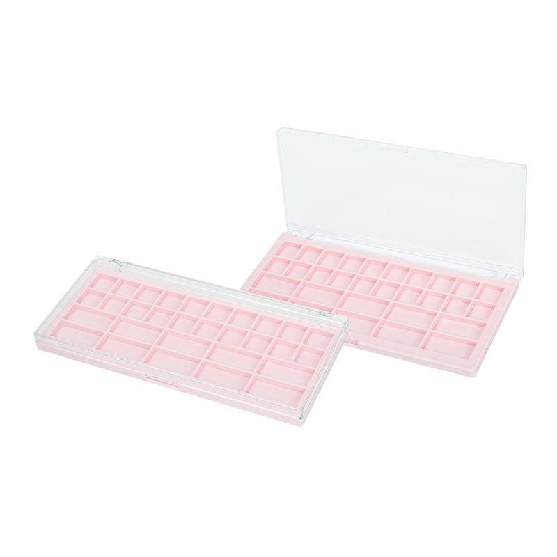Rectangular Flip Top Multi Compartment Eye shadow box XQ491