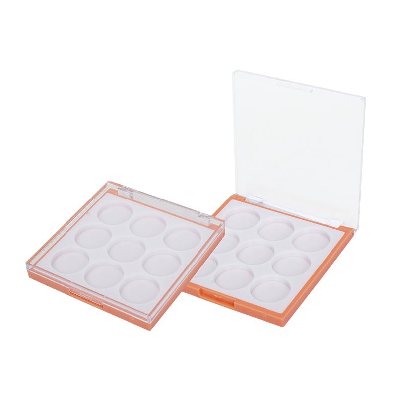 9 Color Round Inner Tray Empty Eye shadow box XQ520