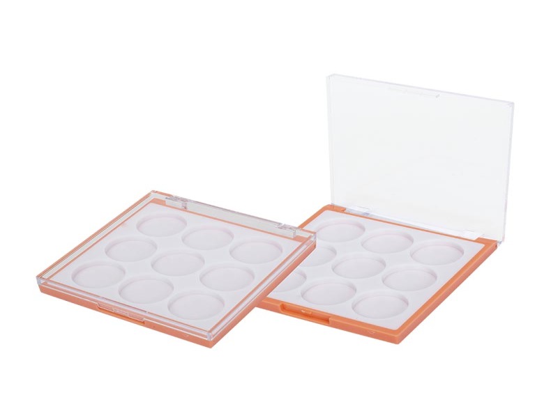 9 Color Round Inner Tray Empty Eye shadow box XQ520