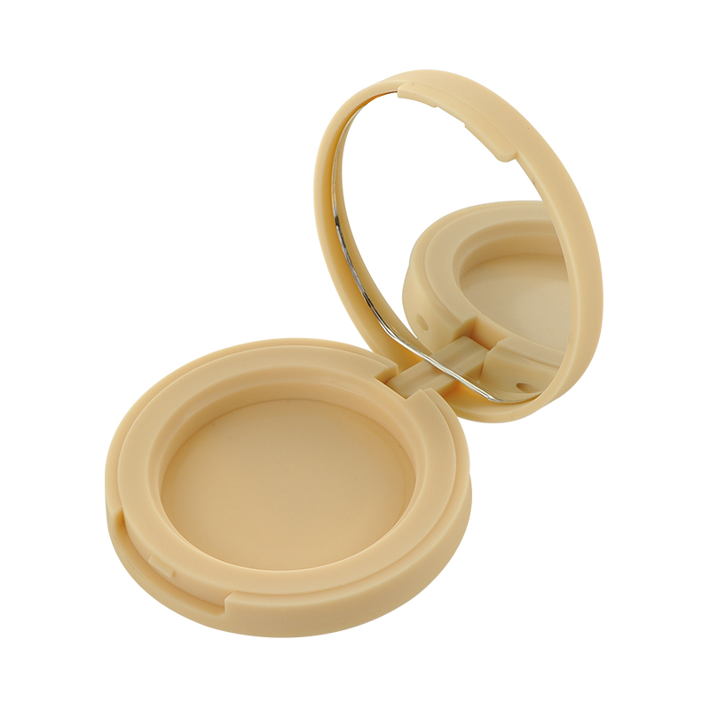 Round Single Layer Eye shadow box with Mirror XQ419