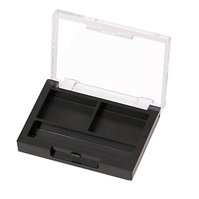 브러시 슬롯 XQ173-2가 있는 소형 2색 아이섀도 상자