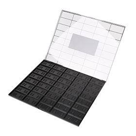 Large Size Multi Color Flip Top Eye shadow box XQ187