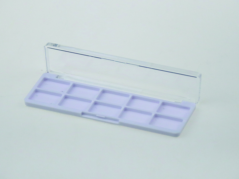 Ten Color Empty Plastic Eye shadow box XQ401