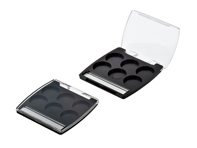 6 컬러 라운드 내부 그리드 아이섀도우 팔레트 XQ030