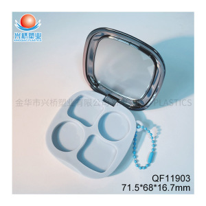 힌지 QF11903이 포함된 컴팩트 파우더 케이스