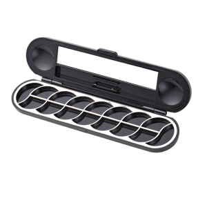 Черная прямоугольная пластиковая палитра теней для век на заказ XQ005