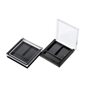 กล่องอายแชโดว์ 2 สีพร้อมช่องใส่แปรง XQ239