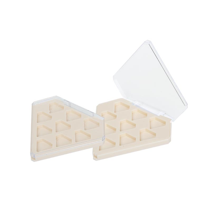 Diamond Shaped 9 Compartment Eye shadow box XQ500