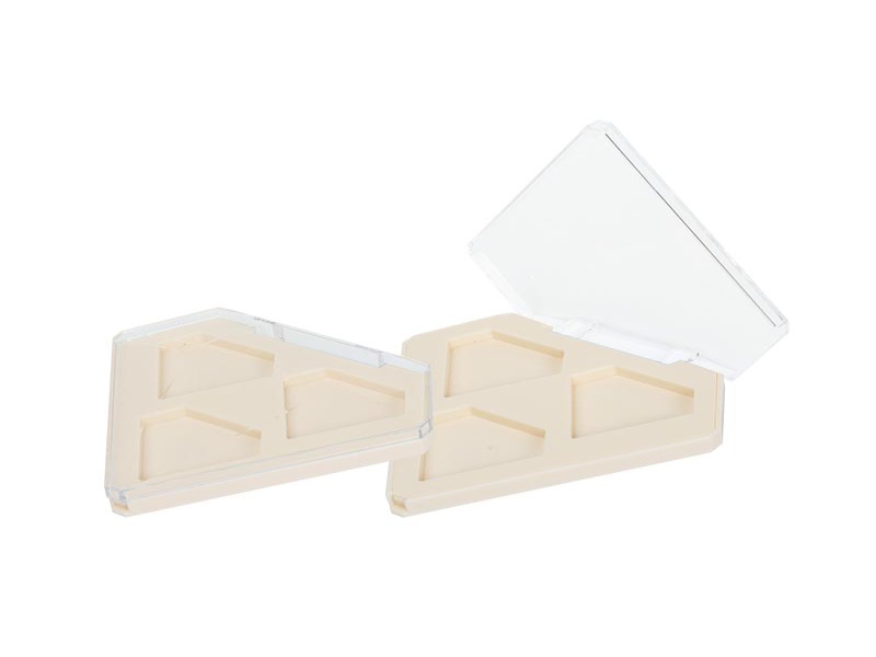 Triangular 3 Color Custom Eyeshadow box XQ501