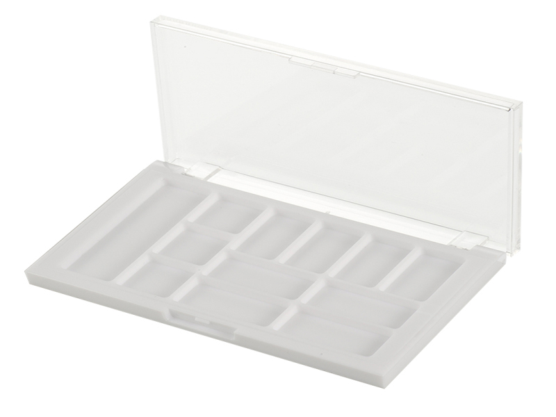 투명 커버 XQ236이 포함된 12칸 아이섀도 상자