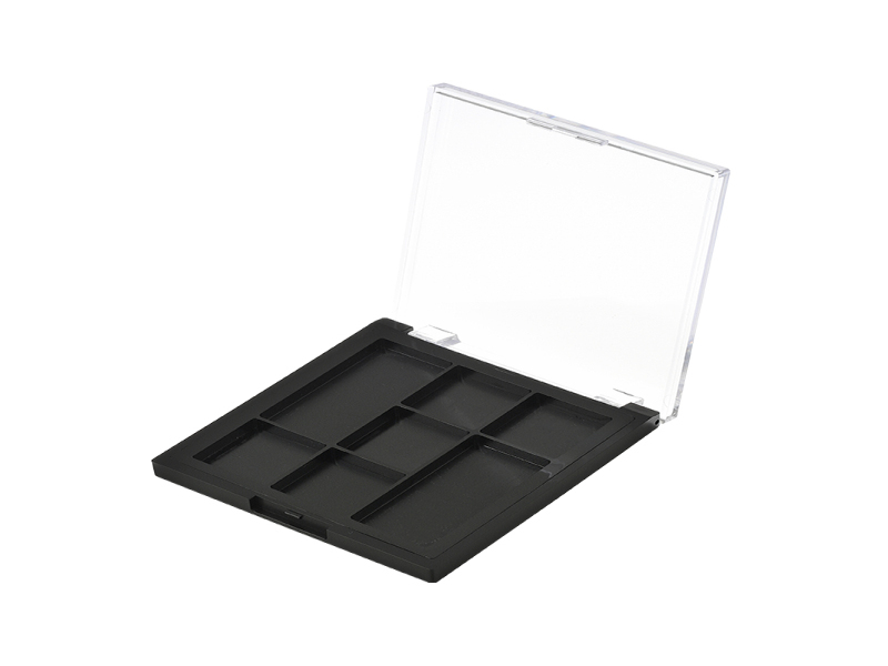 7 Grid Eyeshadow box with Transparent Lid XQ411