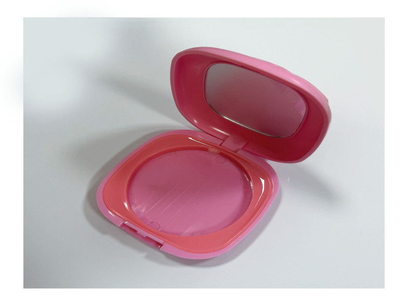Rose Square Compact Powder Case QF077