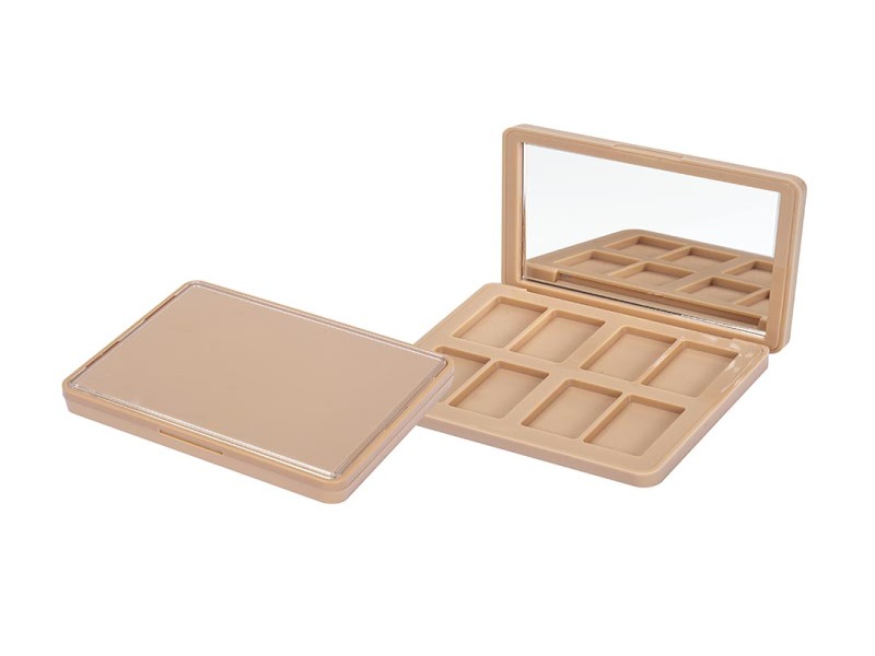 Rectangular 8 Color Eye shadow box with Mirror XQ482