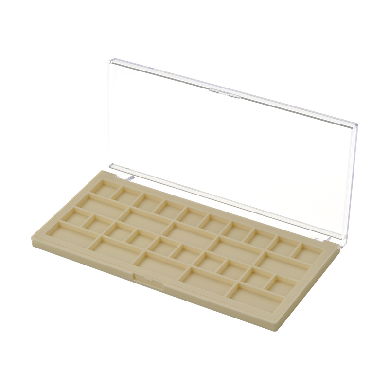 Multi Color Empty Eye shadow box with Transparent Lid XQ492