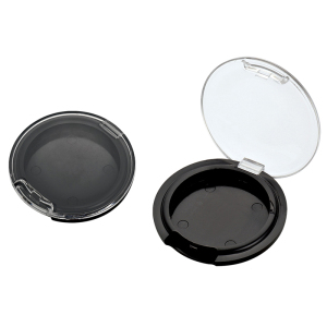 Transparent Round Flat Lid Eyeshadow Case XQ016