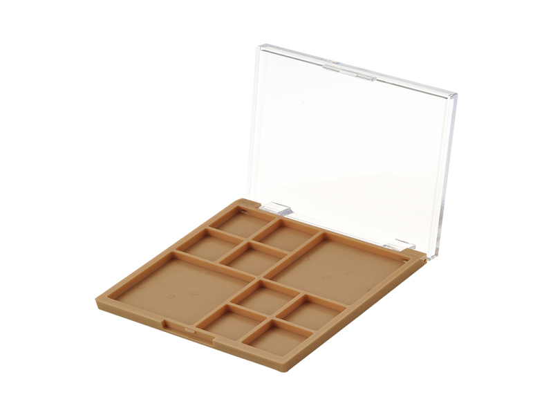 10 Grid Eye shadow box with Transparent Lid XQ412