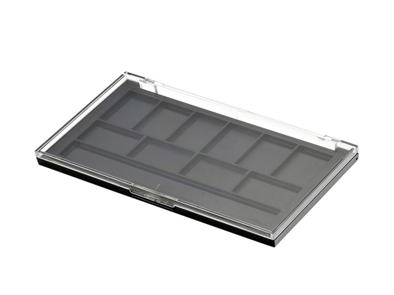 Black Plastic Rectangular Eye Shadow box XQ111