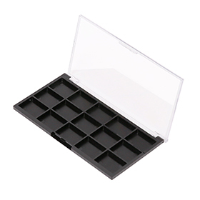 직사각형 플립 탑 멀티 컴파트먼트 아이 섀도우 박스 XQ201