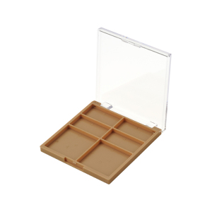 6 그리드 6 컬러 투명 사각 아이 섀도우 박스 XQ410