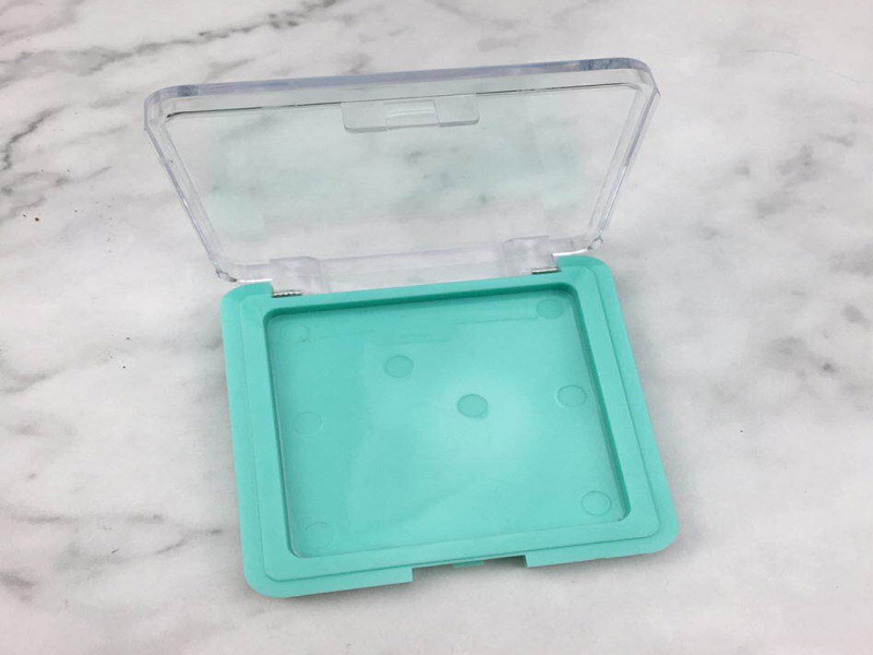 Single Compartment Eyeshadow box with Transparent Lid XQ256