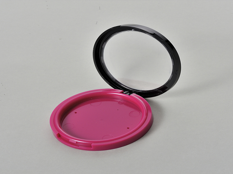 Single Color Divided Pan Compact Powder Case QF046